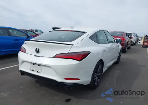 2024 Acura Integra A-Spec из США, поврежденный, VIN 19UDE4H32RA028822